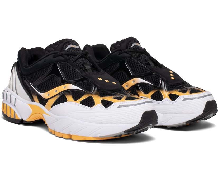 Women's Saucony Grid Web Originals White / Black / Yellow | Singapore 003EBCX